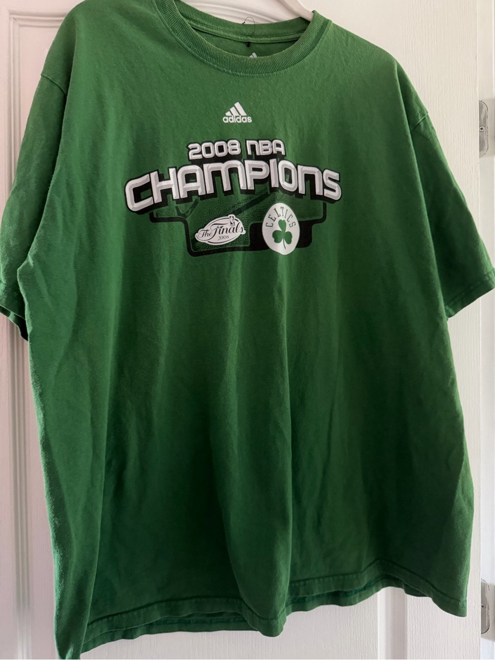 adidas Green 2008 NBA Champions Graphic Tee